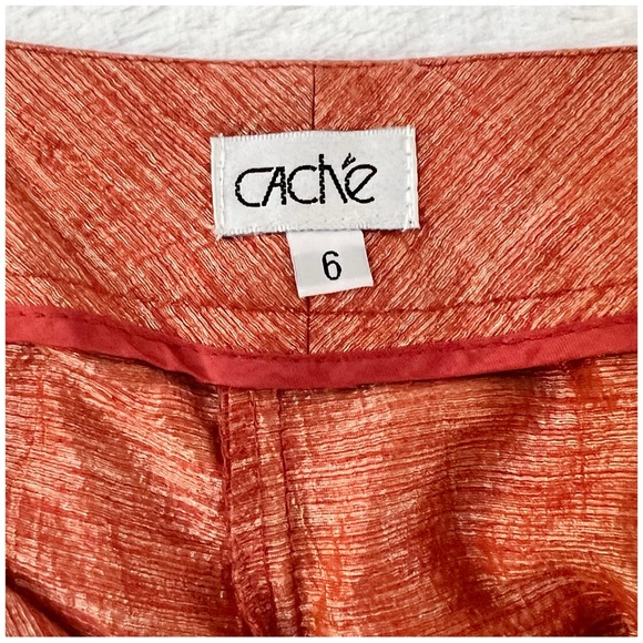 Cache Women’s Capri Wide Leg Pants Size 6 - Picture 11 of 13